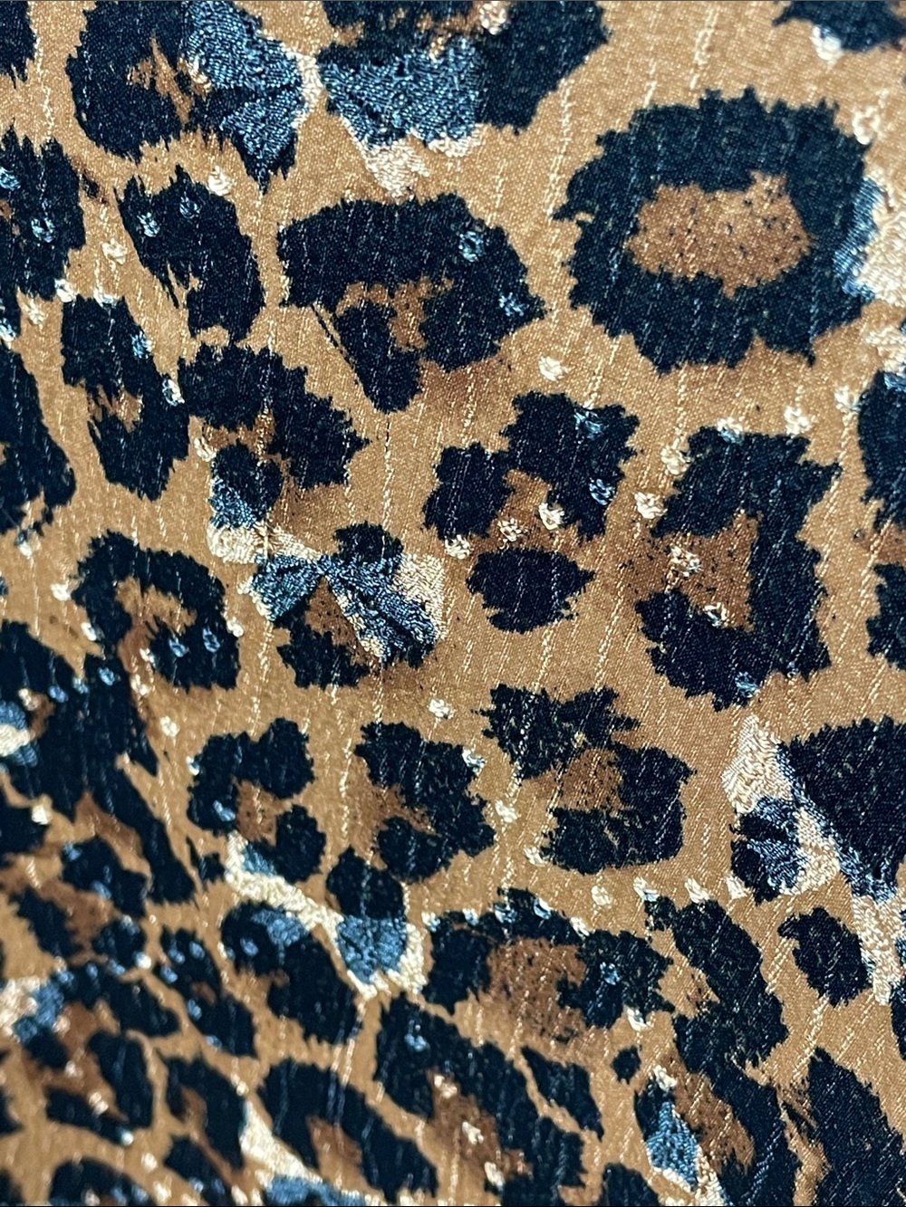 New Free People Foolish Heart Leopard Print Midi Dress Animal Lace Sz M - Picture 16 of 16